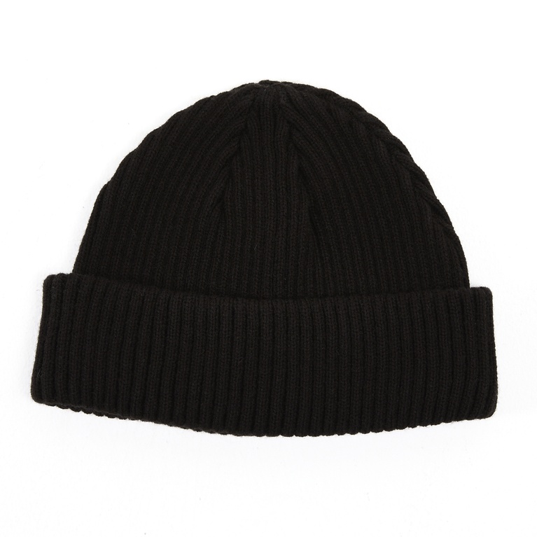 Rib-knit beanie "Seb" Black